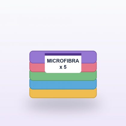 Panni in microfibra conf. 5