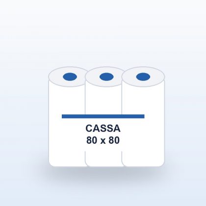 Rotoli termici cassa 80x80 conf. 10