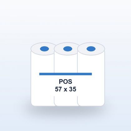 Rotoli termici POS 57x35 conf. 10
